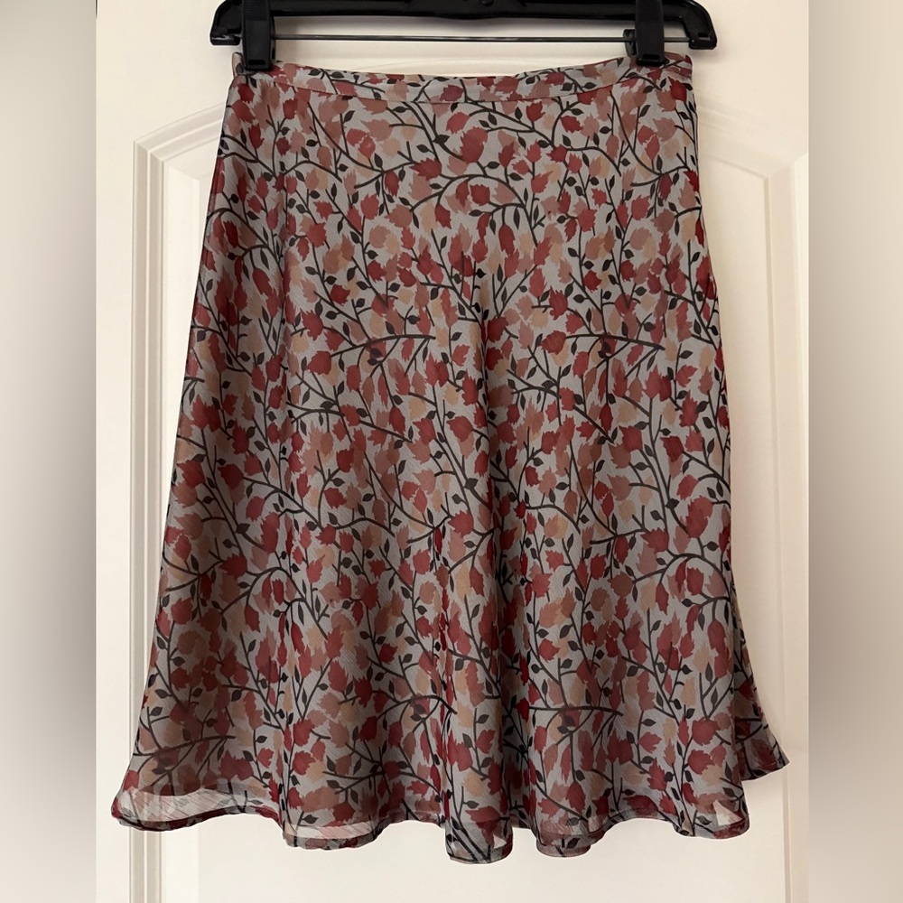 VTG Floral A-Line Skirt